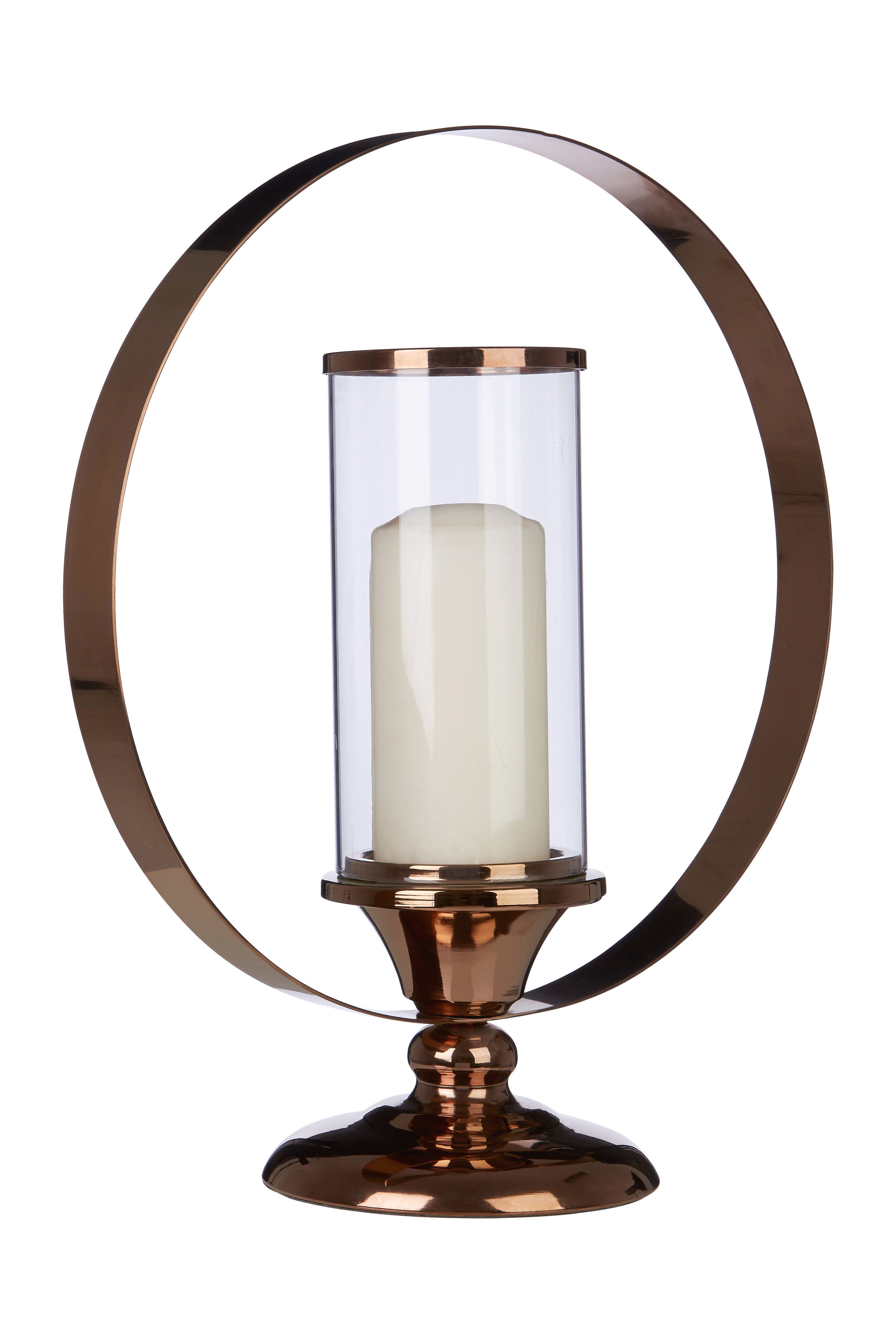 Candace Townhouse Bronze Candle Holder | Large